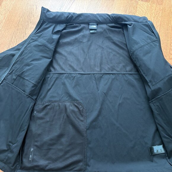 Mens North Face Volvo Lightweight Hooded Windwall Nylon Black Jacket Large - Picture 7 of 10